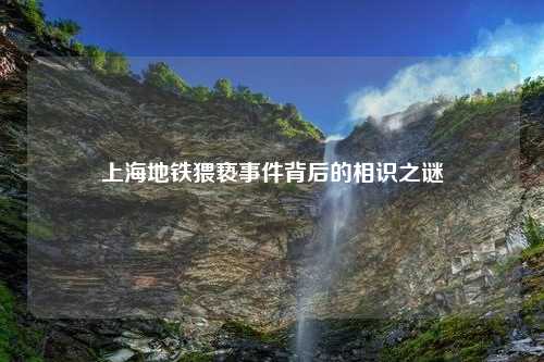 上海地铁猥亵事件背后的相识之谜